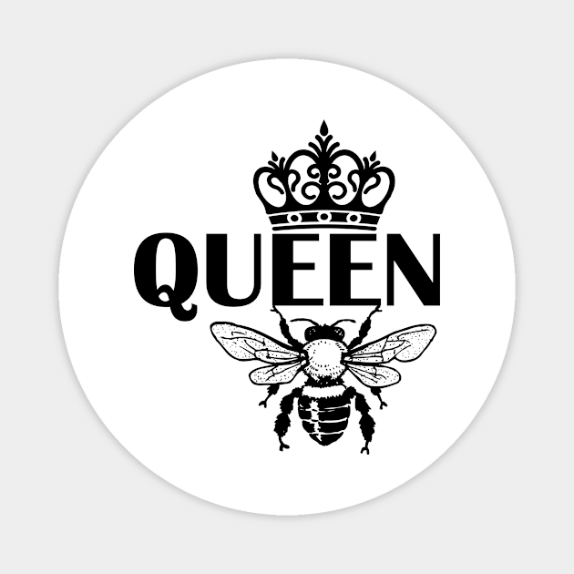 Queen Bee Magnet by Tshirt114